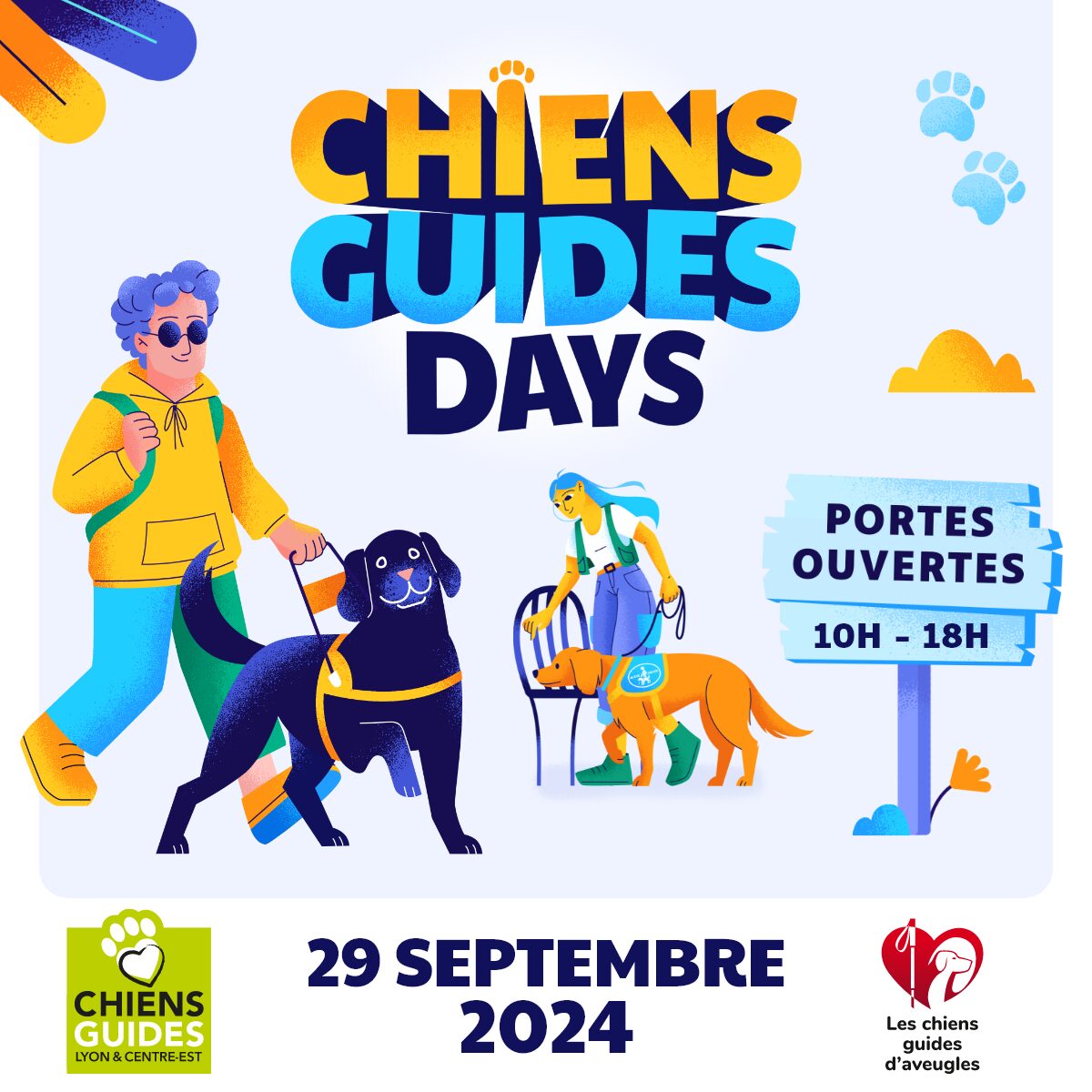 Chiens guides Days, 29 septembre 2024 Portes ouvertes 10h-18h