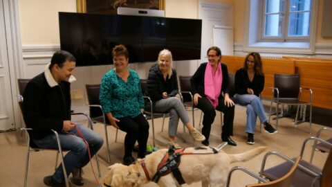 Intervention des familles d'accueil auprès des salariés du service administratif du barreau de Lyon