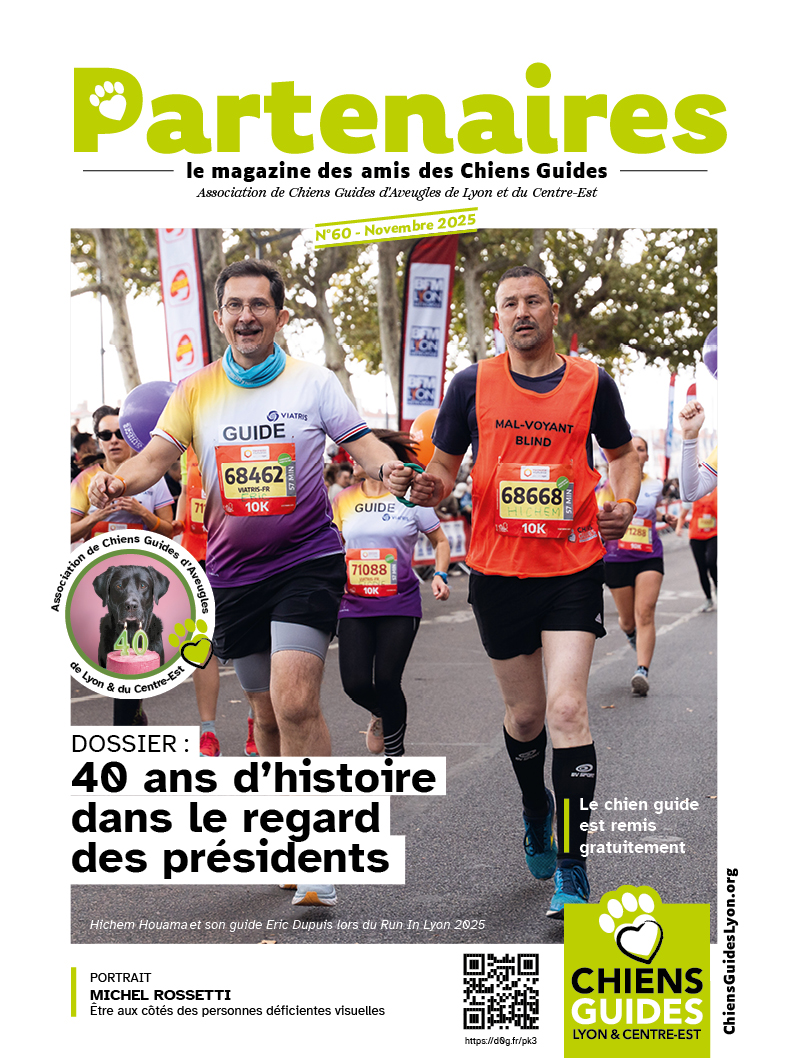 Couverture partenaires 60 chiens guides lyon